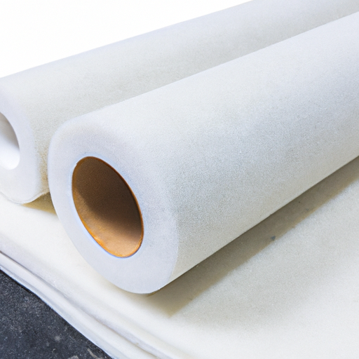 Self Adhesive Felt Roofing White Felt Cot Roller China Manufacturer, China High Quality Craft Felt Roll To Protect Staircase Tiles,